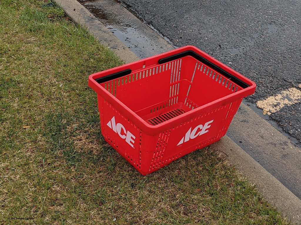 Ace Hardware Basket This basket was randomly left on the b… Flickr