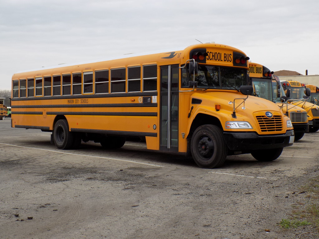 Marion City Schools 17 Bus lot Marion, OH Cincinnati NKY Buses
