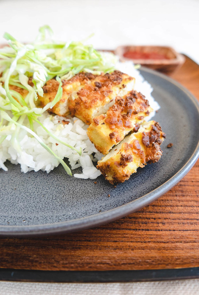Tofu Katsu (Vegetarian Japanese Tofu Cutlet) Carving A Journey