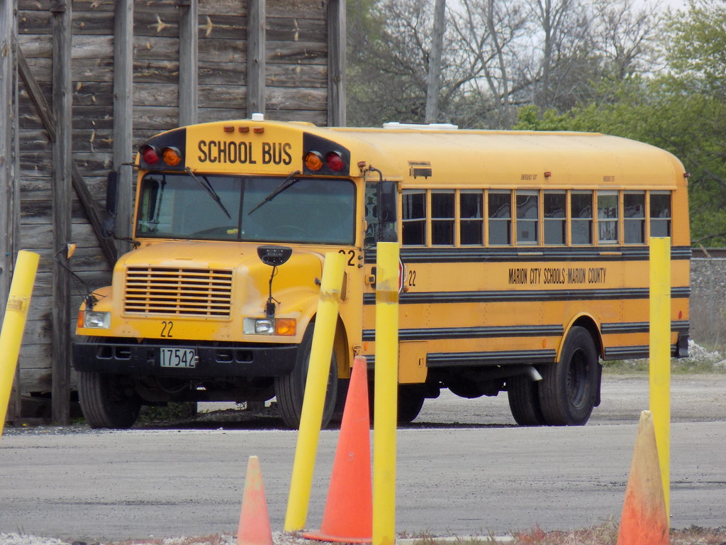Marion City Schools 22 Bus lot Marion, OH Cincinnati NKY Buses