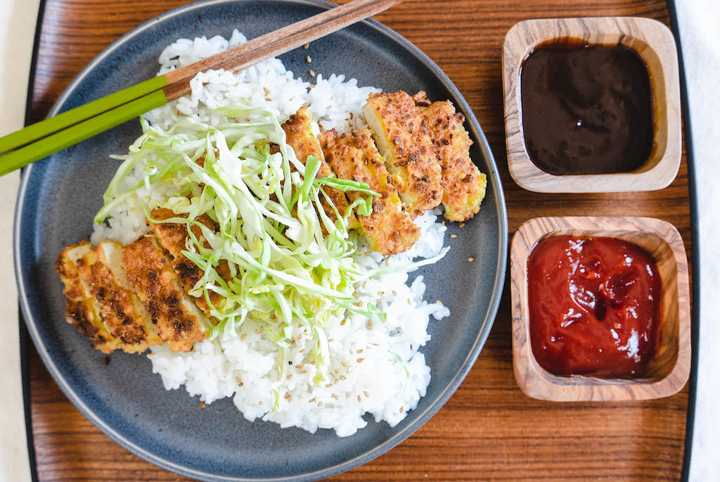 Tofu Katsu (Vegetarian Japanese Tofu Cutlet) Carving A Journey