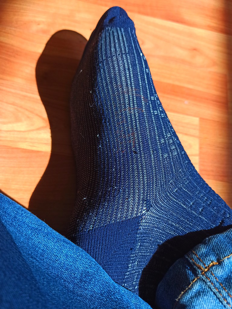 Indigo blue vintage patterned NYLON socks men's DVintage Nylon Flickr