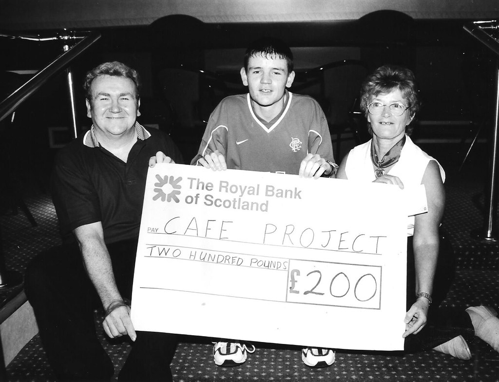 Legion cheque CAFE 1999 A cheque for £200 was presented by… Flickr