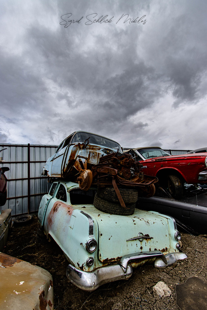 Garry's Auto & Salvage Yard 2021 April Raymond, Alberta Flickr