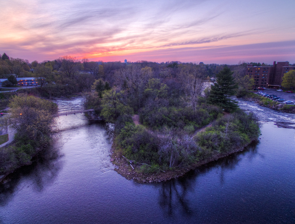 Bridge to Heritage Park Heritage Park in the center of Can… Flickr