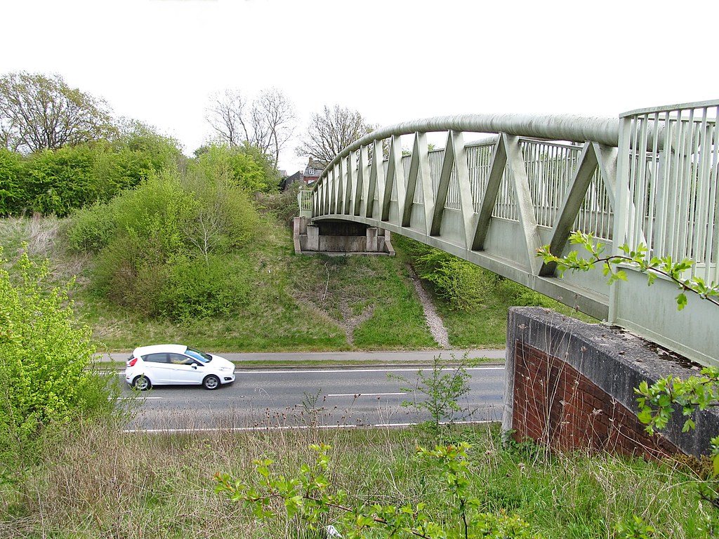 Cawston Bridleway Bridge Over Rugby Western Relief Road Flickr