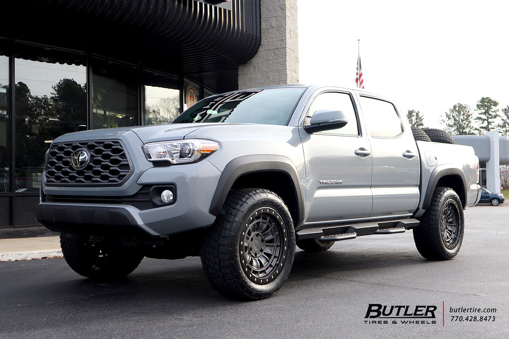 Toyota with 20in Black Rhino Dalton Wheels and Nitto Terra