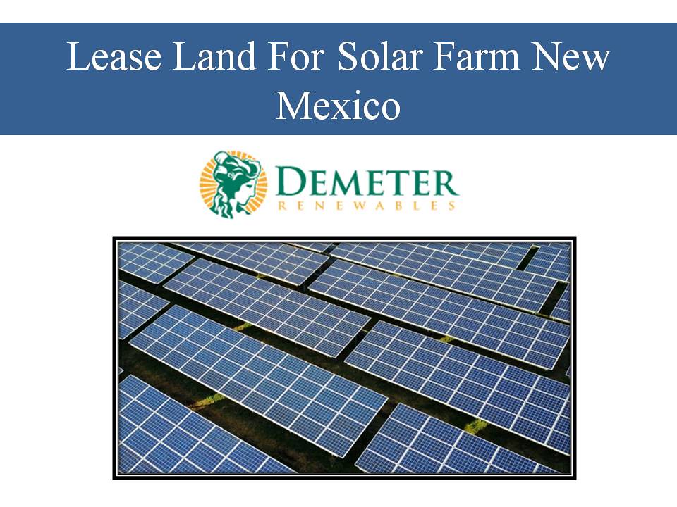Lease Land For Solar Farm New Mexico A Community solar far… Flickr
