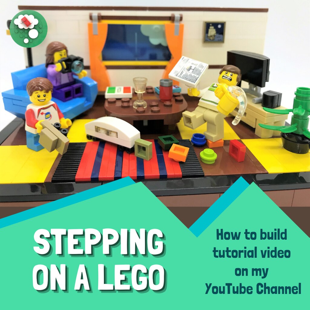 Stepping on a LEGO (Minifigure scene) As I promised in the… Flickr