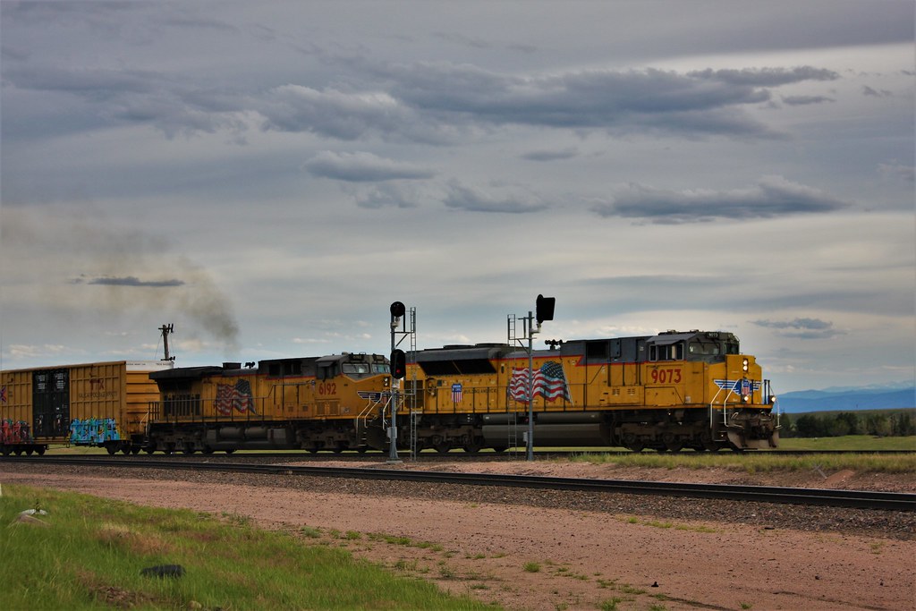Speer Junction A UP SD70AH leads a Northound/Westbound man… Flickr