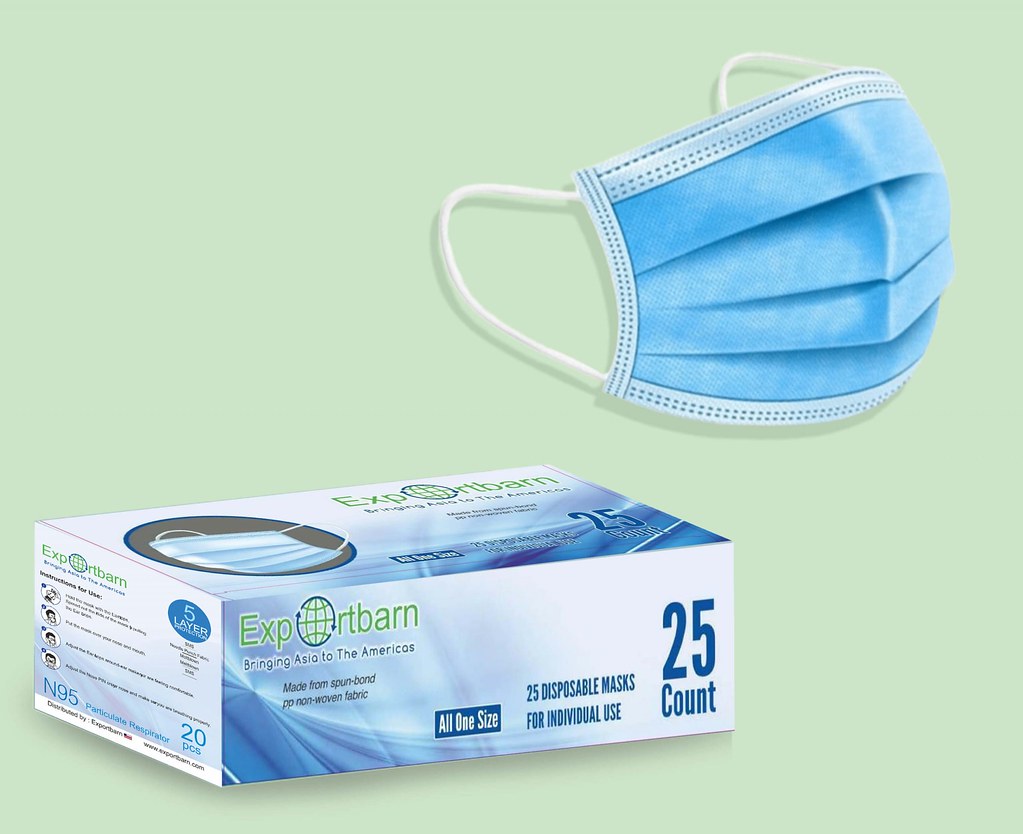 Buy 3 Play Face Mask in Bulk Blue Buy 3 Ply Face Mask in… Flickr