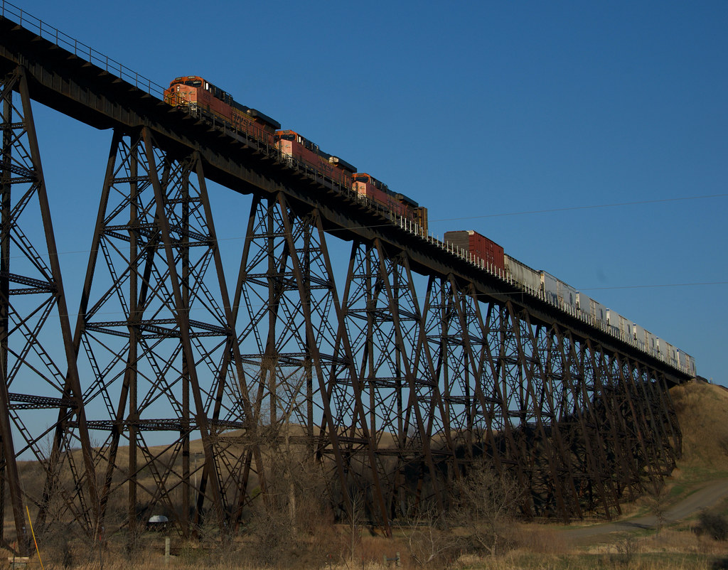 Gassman Coulee Railroad Bridge Minot, North Dakota Flickr