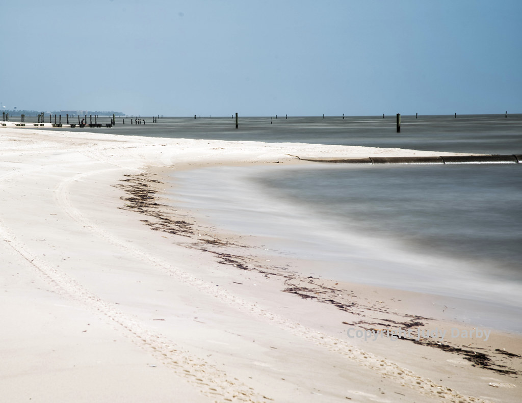 Waveland, Mississippi, beach A long exposure at midday Flickr