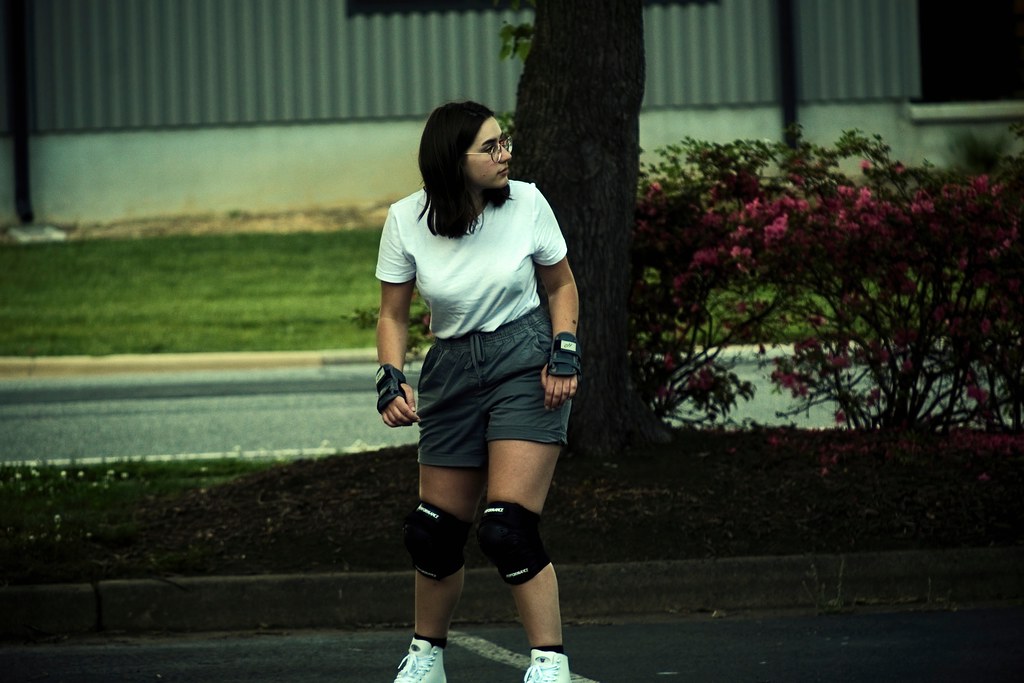 a stranger twirls in the parking lot carrboro, nc fujifilm… Flickr
