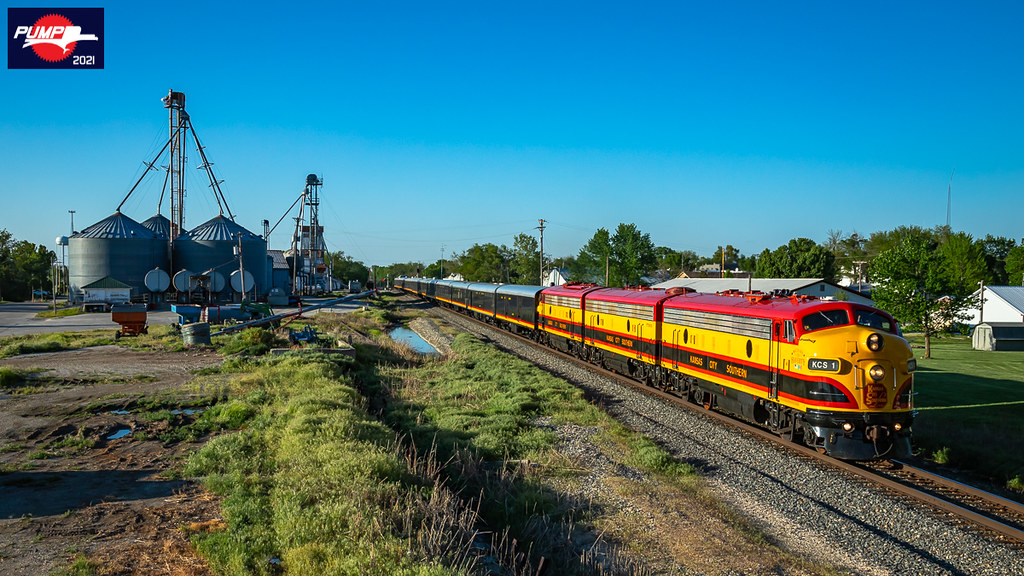 Southbound KCS Business Passenger Train at Drexel, MO Flickr