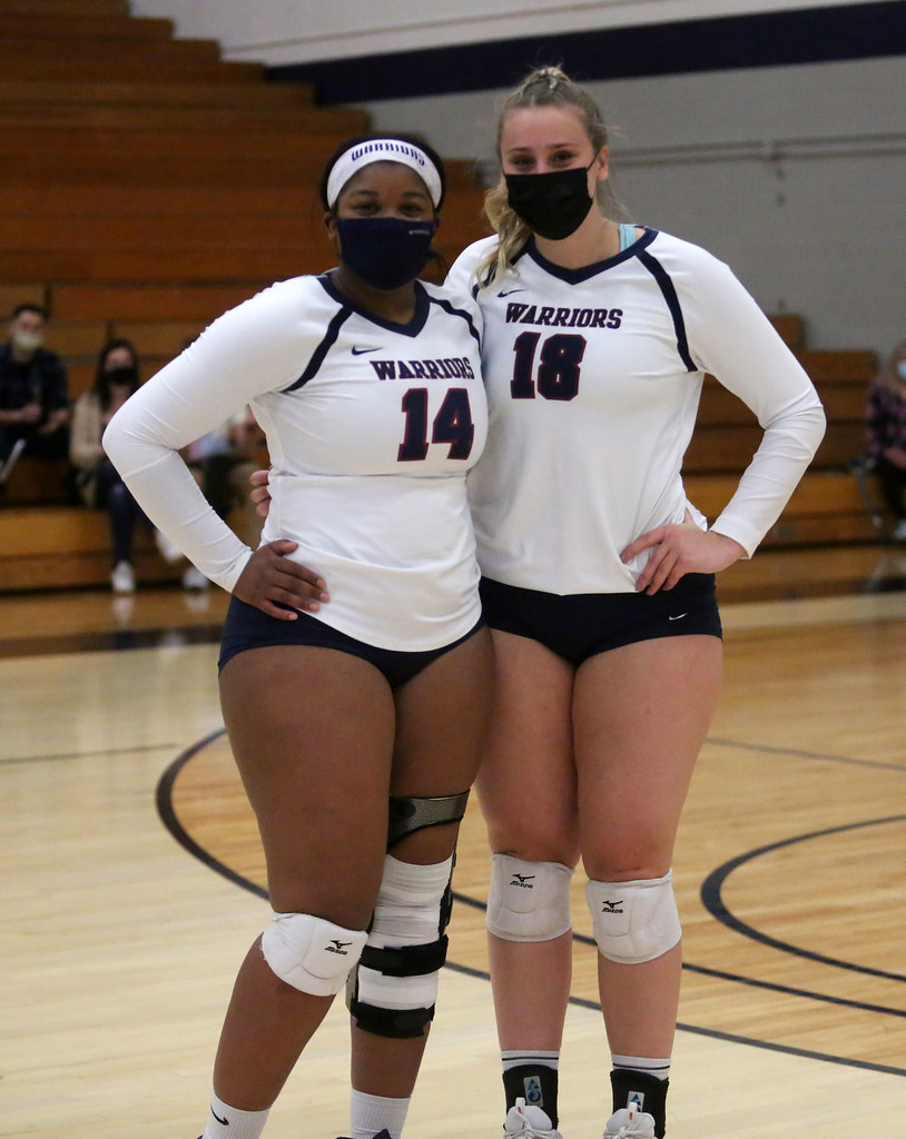 Women's Volleyball vs. Castleton April 30, 2021 (Photos by Erin