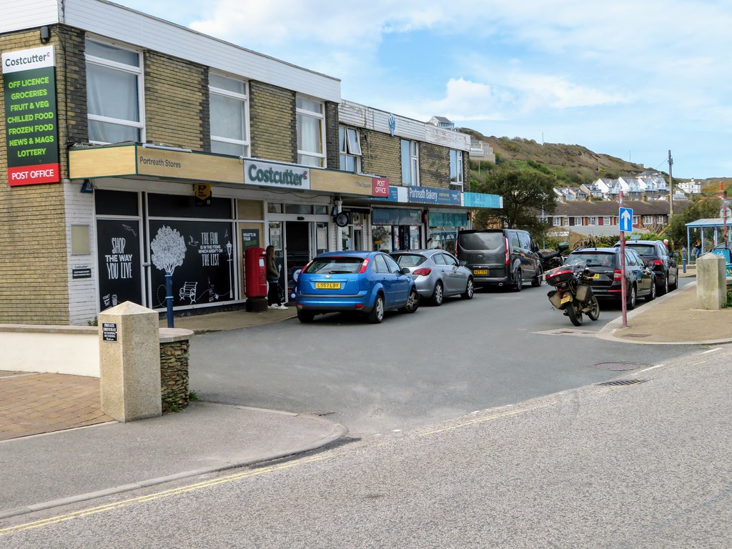 Shops, Portreath. David Austin Flickr