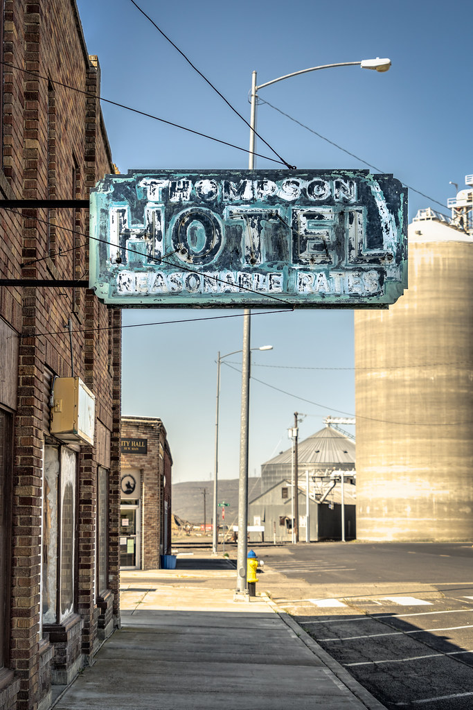 The Thompson Hotel 1931 Coulee City Washington Reasona… Flickr