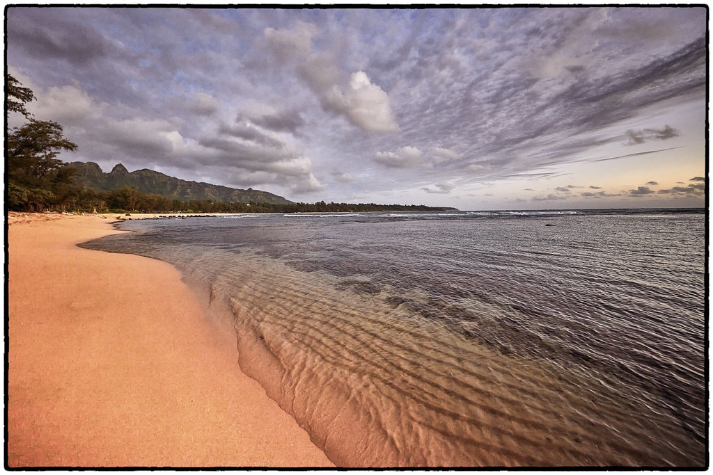 Anahola Beach, Kauai at sunrise. Peter Rath Flickr