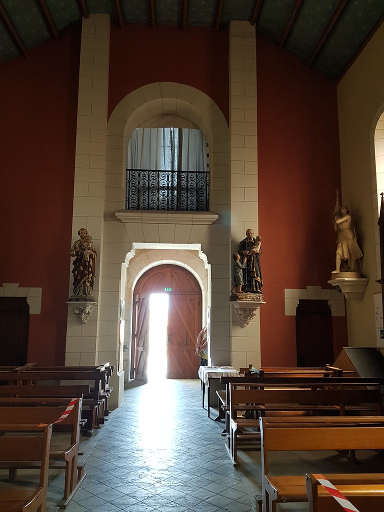 Azur, Landes église SaintJeanBaptiste MarieHélène Cingal Flickr