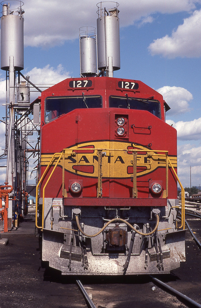19900922 ATSF 127 GP60M. Chicago (Corwith) IL RTCDave60 Flickr