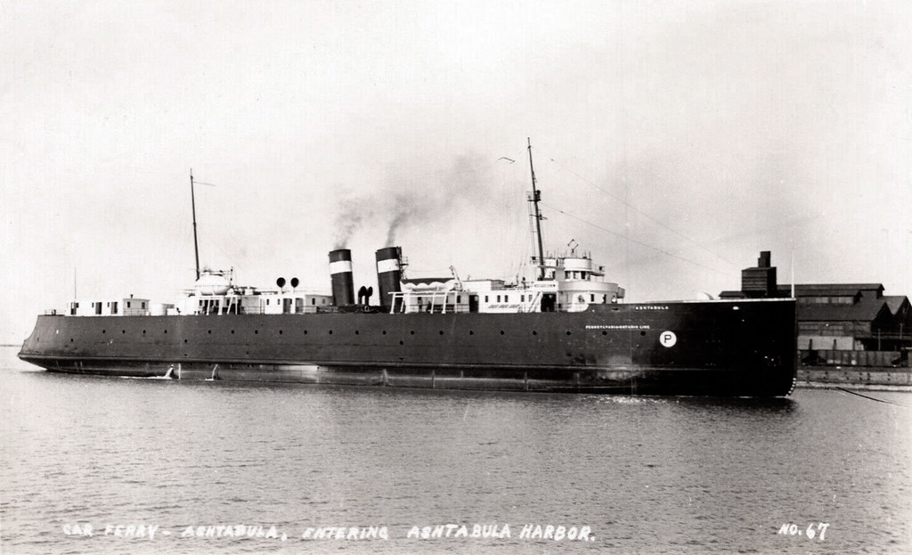 Car Ferry Ashtabula Entering Harbor Ashtabula Archive Flickr