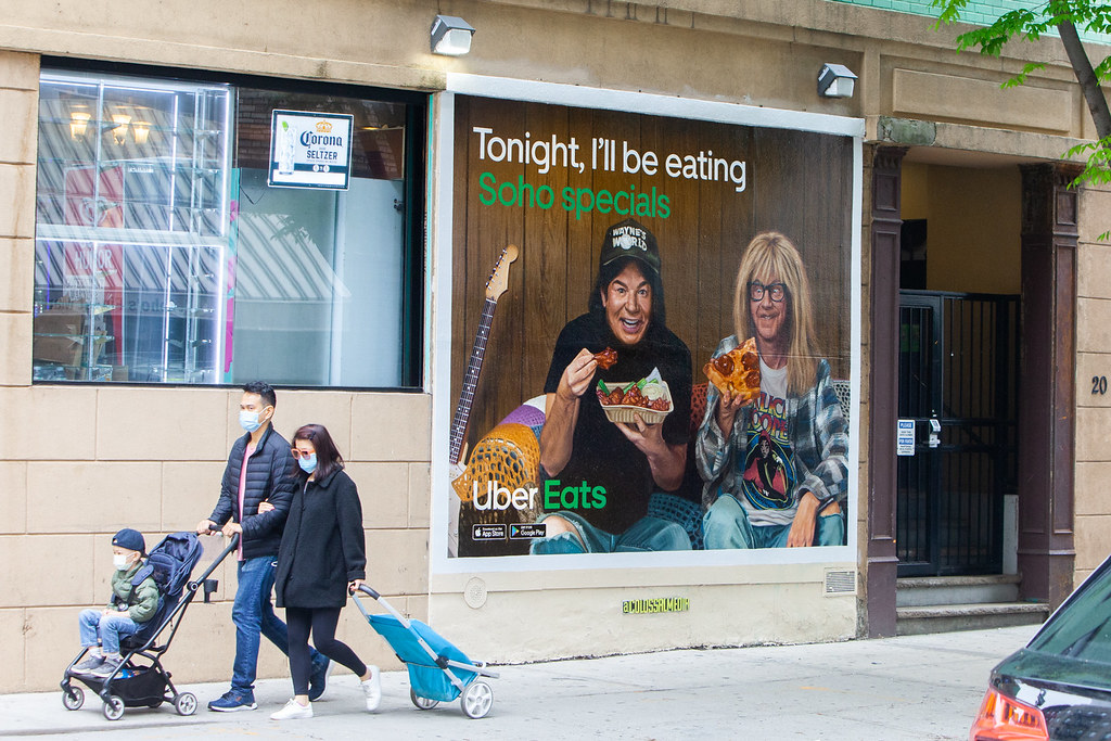 Uber Eats Manhattan, New York Always Hand Paint Flickr