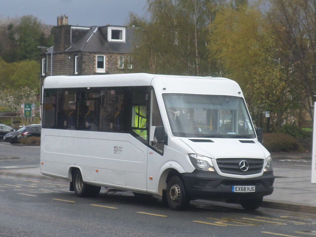 Scottish Borders Council EX68 HJG Seen in Hawick. BusGinger Flickr