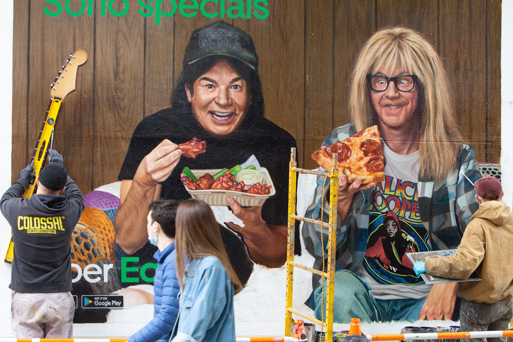 Uber Eats Manhattan, New York Always Hand Paint Flickr