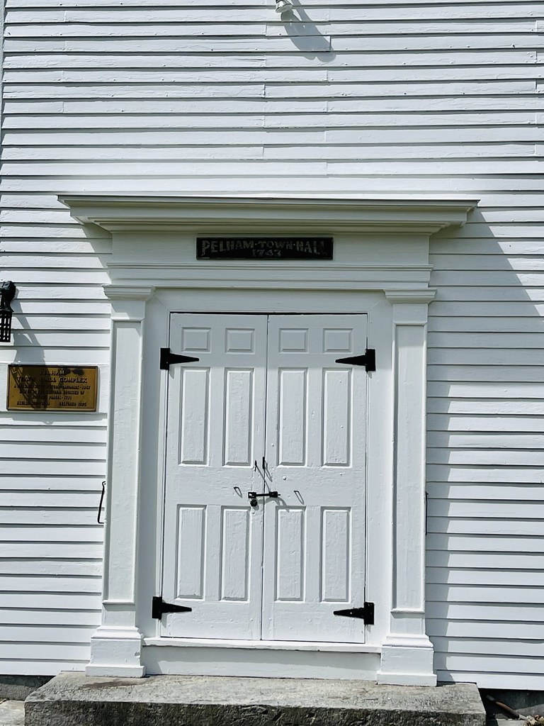 Entryway of Pelham Town Hall. Built 1743. Pelham, Massachu… Flickr