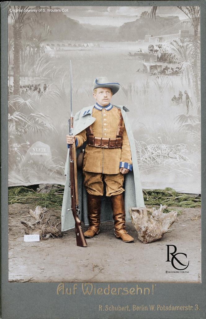 Kaiserliche Schutztruppe CDV depicting a man of the 'Kaise… Flickr