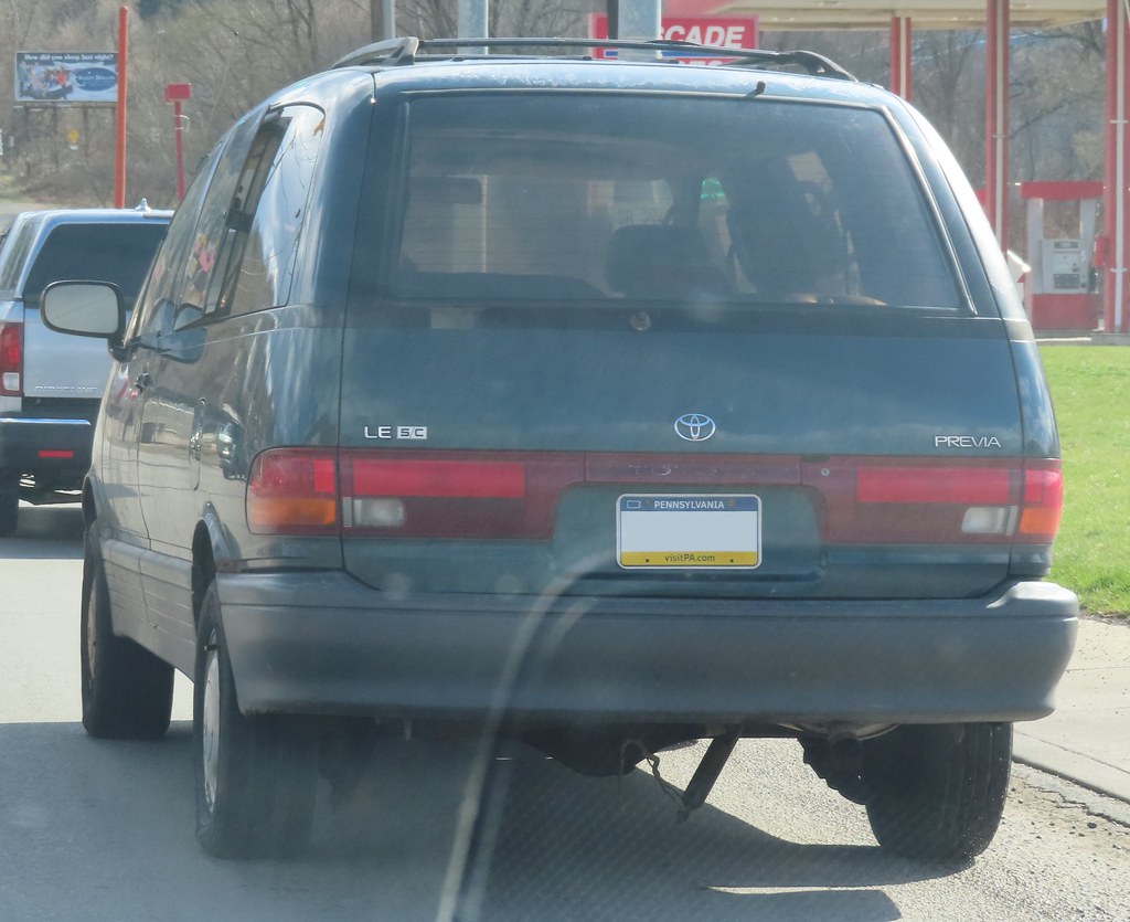 1995 Toyota Previa LE S/C All Trac | supercharged mid-engine… | Flickr