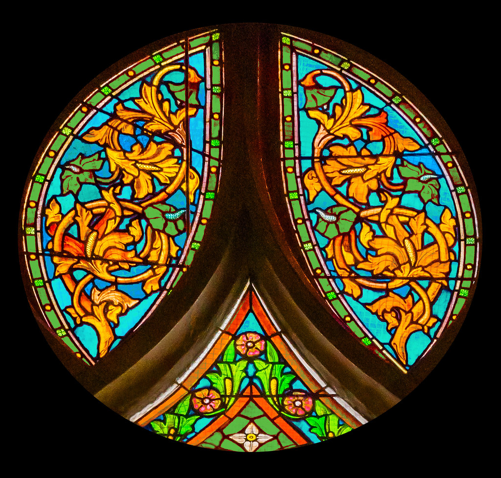 'The Risen Christ' stainedglass (1891) All Saints' Church
