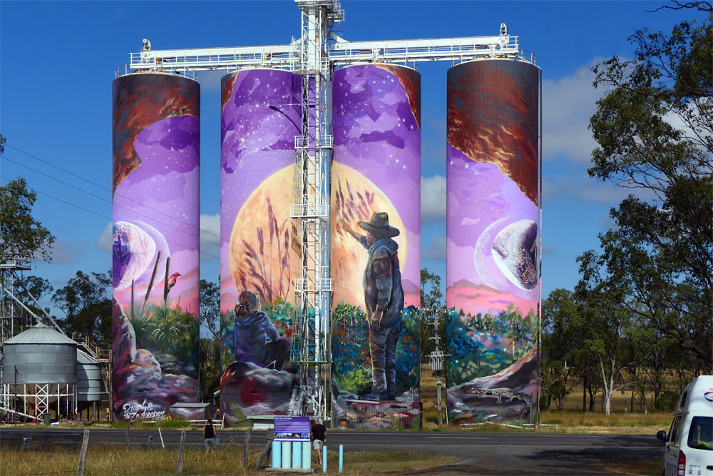 Silo Art stories painted on grain silos across Oz Australian