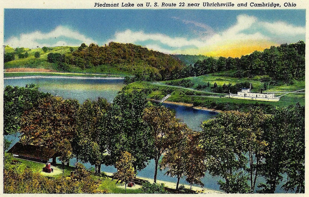 Piedmont Lake on U.S. Route 22 near Uhrichsville and Cambr… Flickr