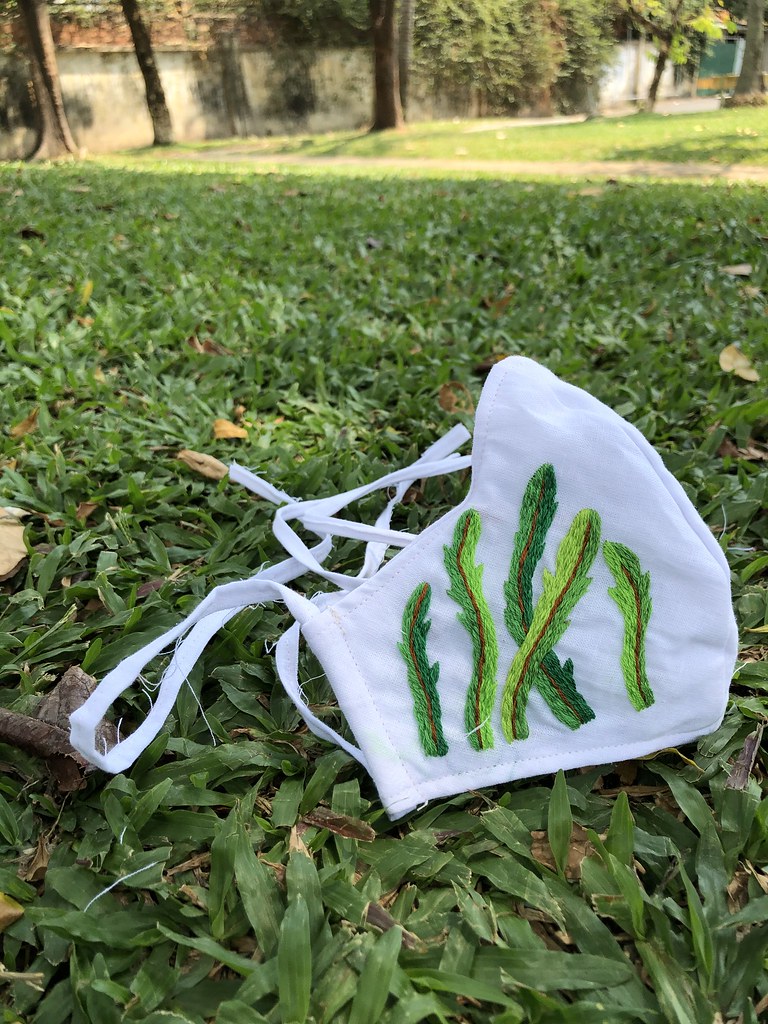 HandembroiderylinenmaskDVietnam Handembroiderylinen… Flickr