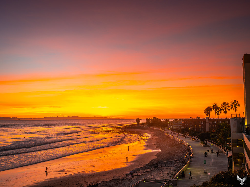 Ventura Beach Pier Surfriders Beach Ocean Art Seascape Sun… Flickr