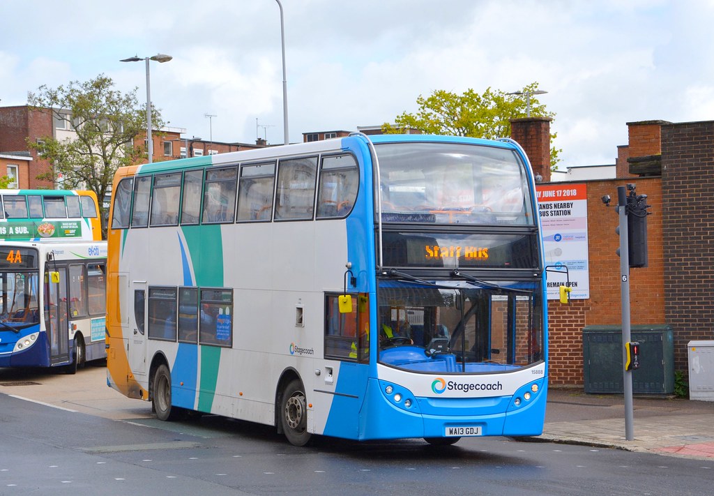 Stagecoach 15888 (WA13 GDJ) Seen on Bampfylde Street, Exet… Flickr