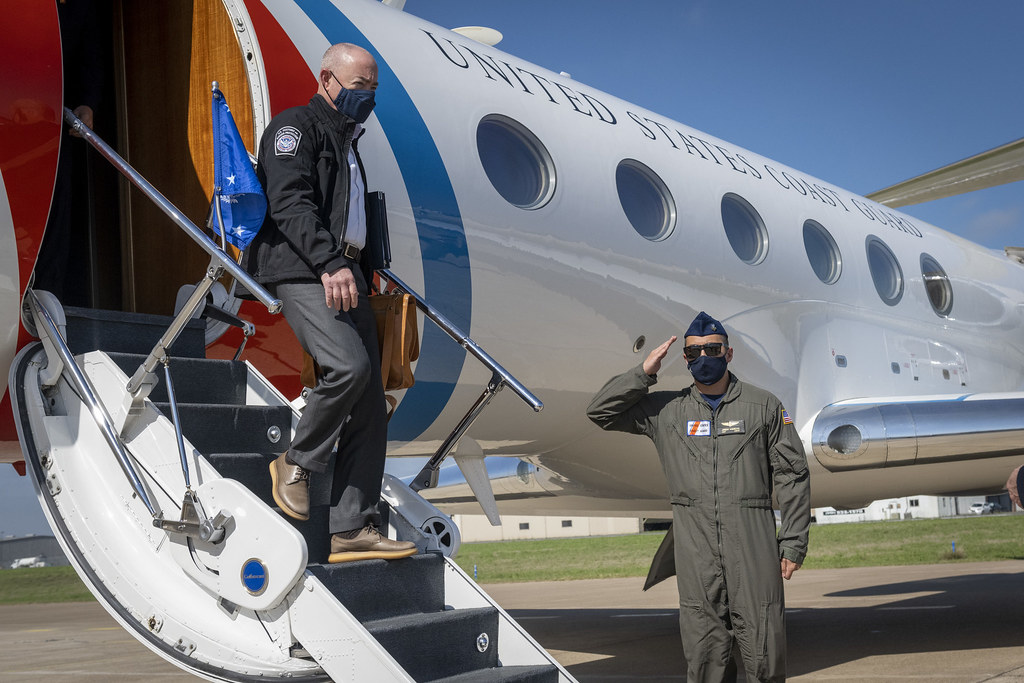 DHS Secretary Alejandro Mayorkas Tours CBP Processing Center in Donna