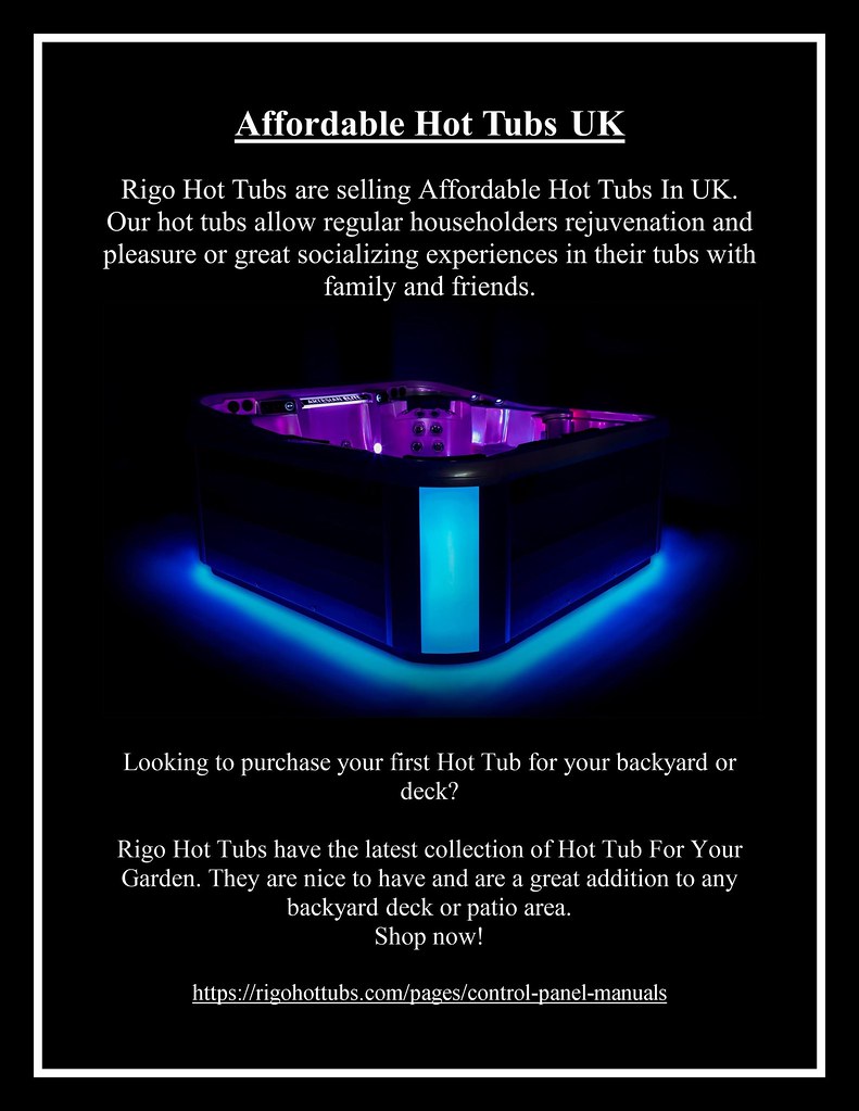 Affordable Hot Tubs UK Rigo Hot Tubs are selling Affordabl… Flickr