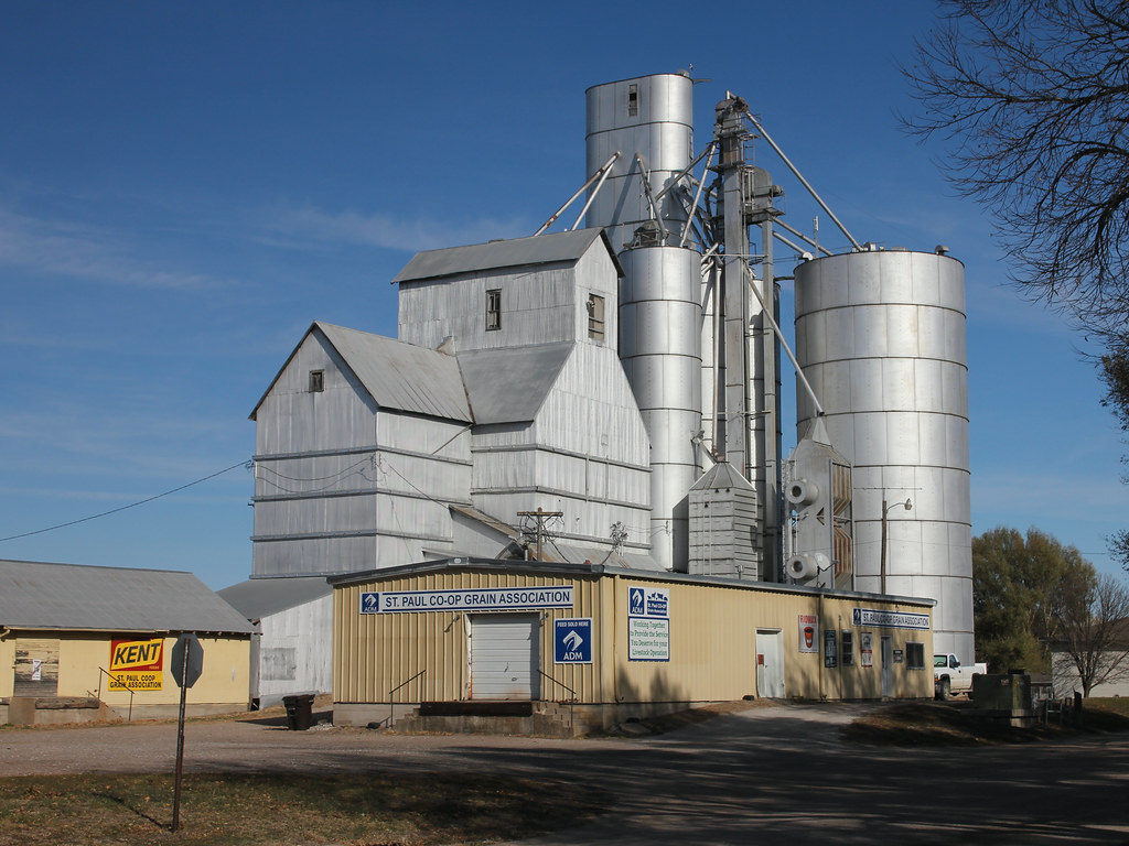 St. Paul CoOp Grain Assn. Elevator St. Paul, NE Flickr