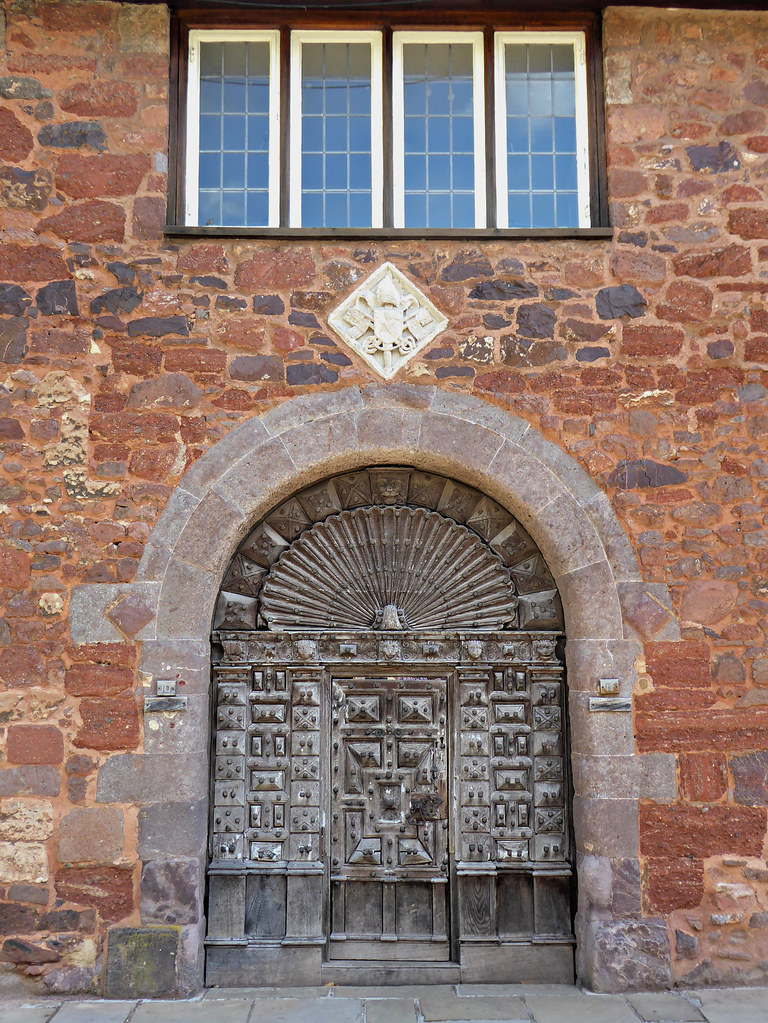 Exeter This splendid oak door in Cathedral Close dates fro… Flickr