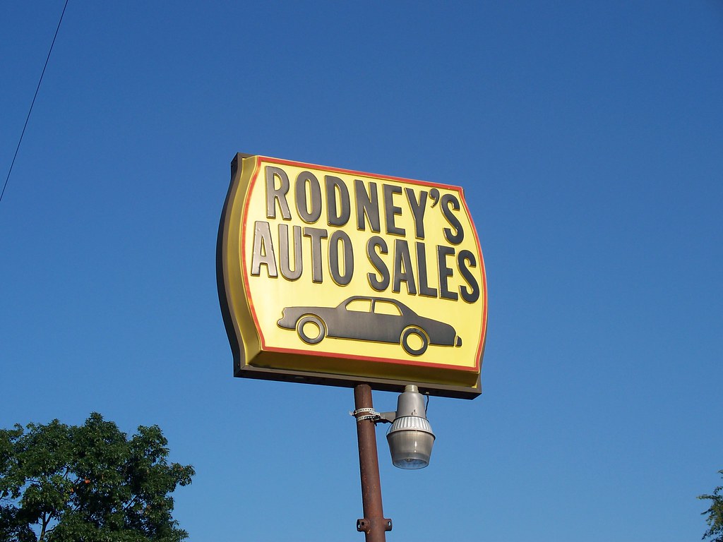 OH Columbus Rodney's Auto Sales Sign for Rodney's Auto S… Flickr