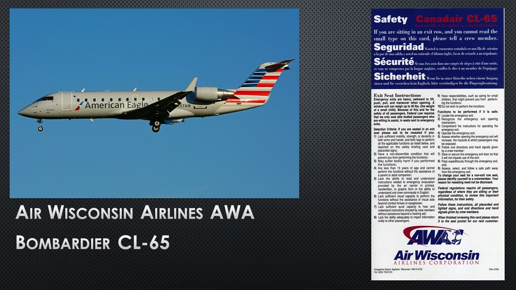 2221_Air Wisconsin Airlines AWA Bombardier CL65 Airlines SAFETY