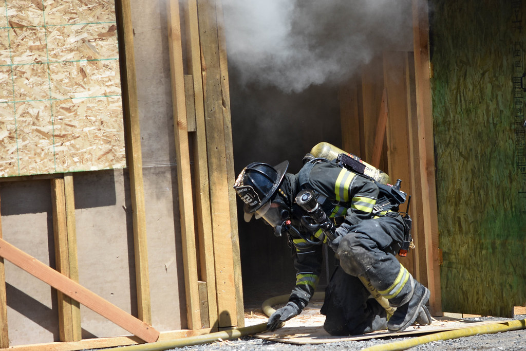 Fire Academy Live Burn ANGELS CAMP, California — Students … Flickr