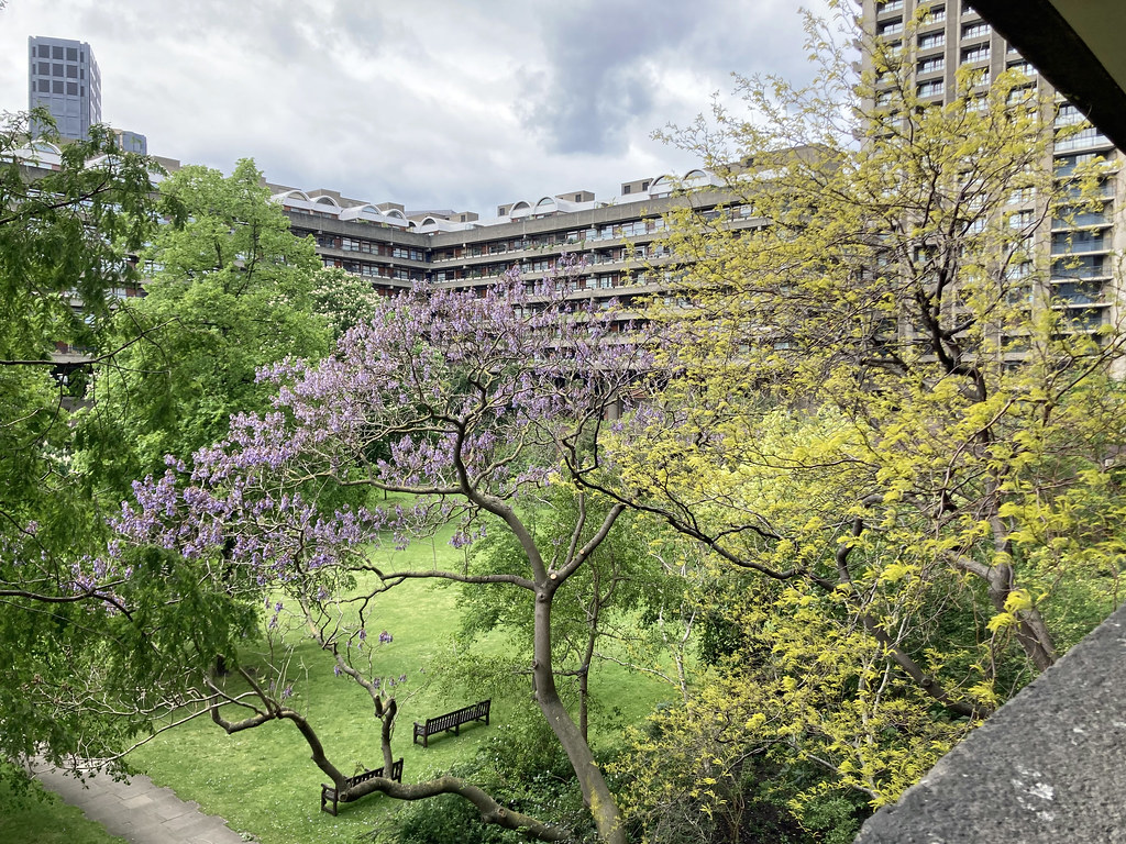 Thomas More Gardens The Barbican's central park in Spring diamond