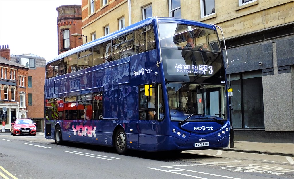 First York bus . First York Optare double decker bus , 395… Flickr