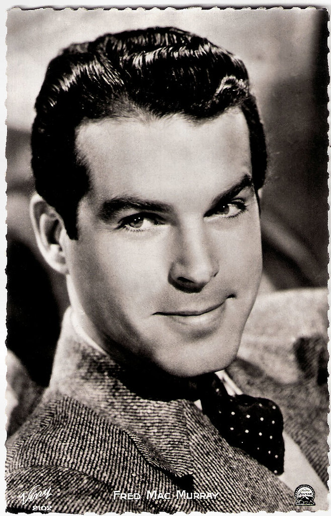 Fred MacMurray French postcard by Viny, no. 2102. Photo P… Flickr