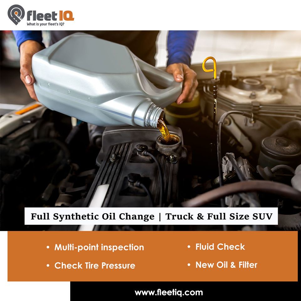 Full Synthetic Oil Change Houston We at Fleet IQ are one o… Flickr