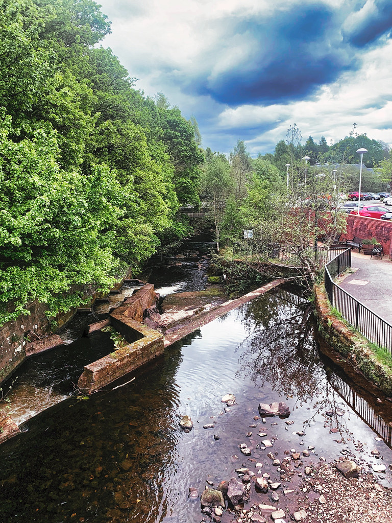 Allander Water Fish Ladder More of Milngavie in Milngavi… Flickr